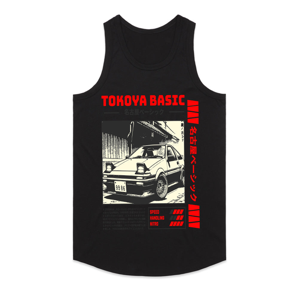 TOKOYA BASIC AE86 T-Shirt – Manga-Style JDM Streetwear