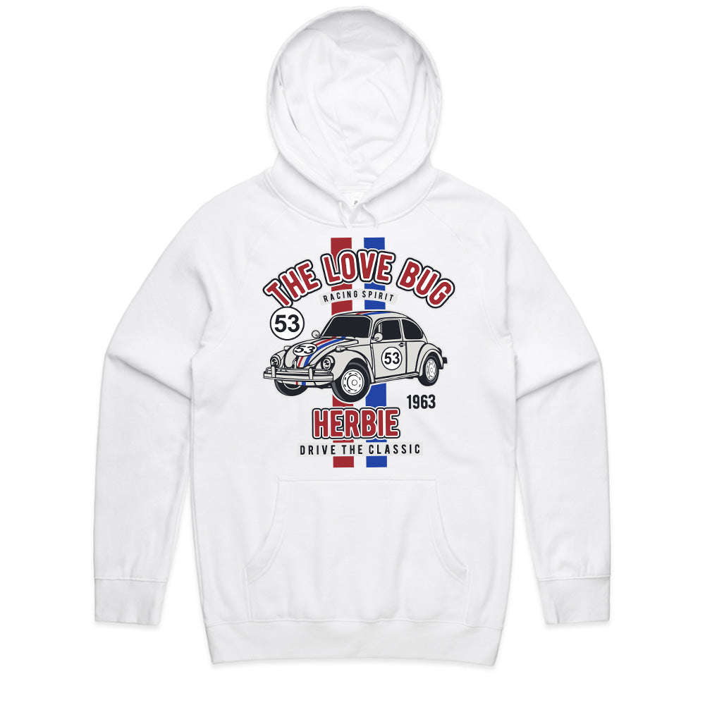 The Love Bug Herbie Racing T-Shirt – Classic VW Beetle Fan Tee!