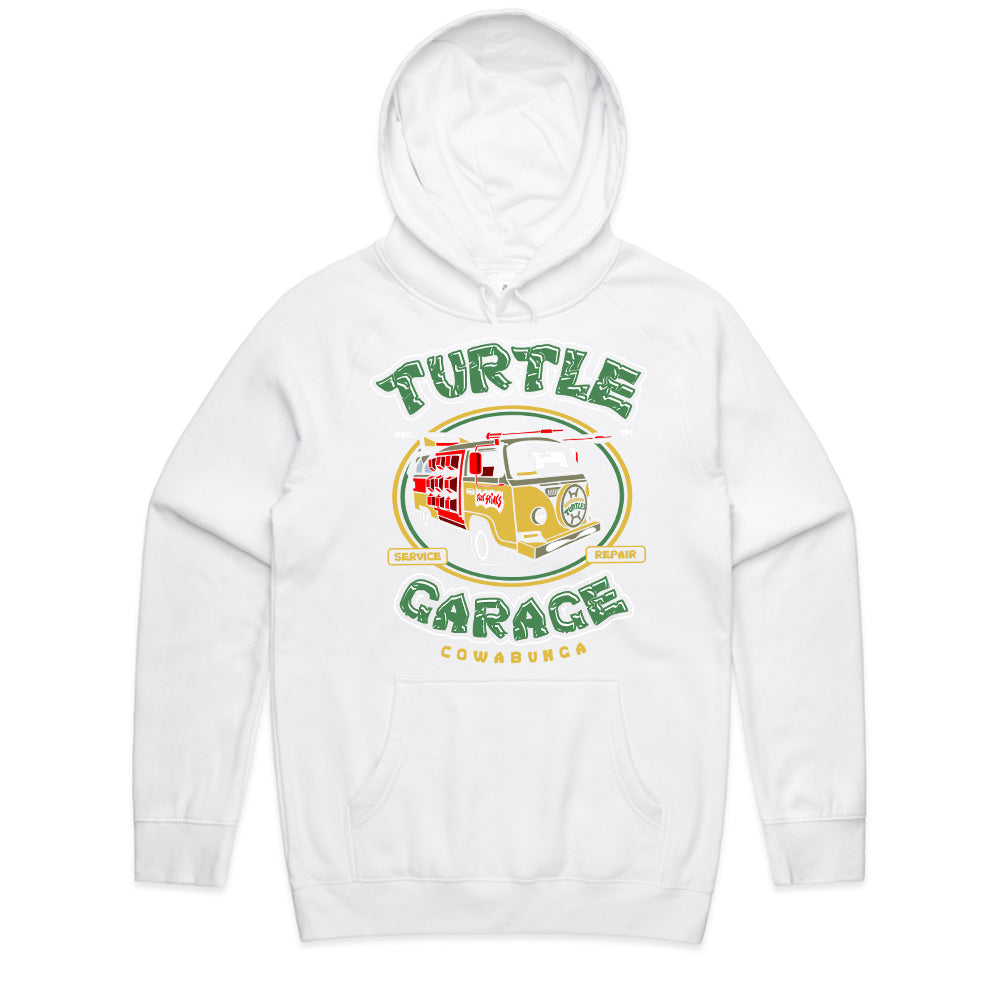Turtle Garage – Cowabunga Classic Van T-Shirt  Retro Cartoon Vibes