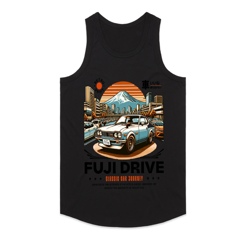 FUJI DRIVE T-Shirt – Classic JDM Car Journey