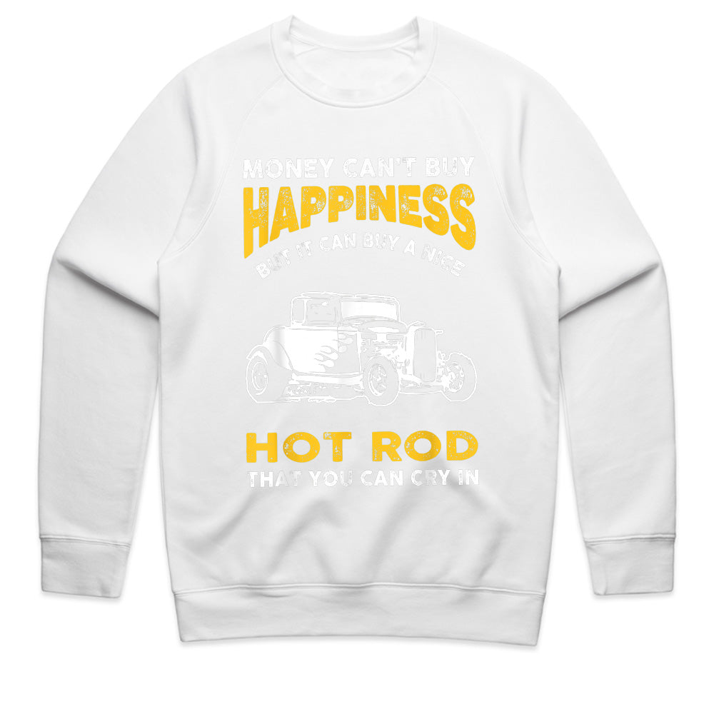 Money Can't Buy Happiness, But It Can Buy A Hot Rod T-Shirt | Vintage Car Lover Gift