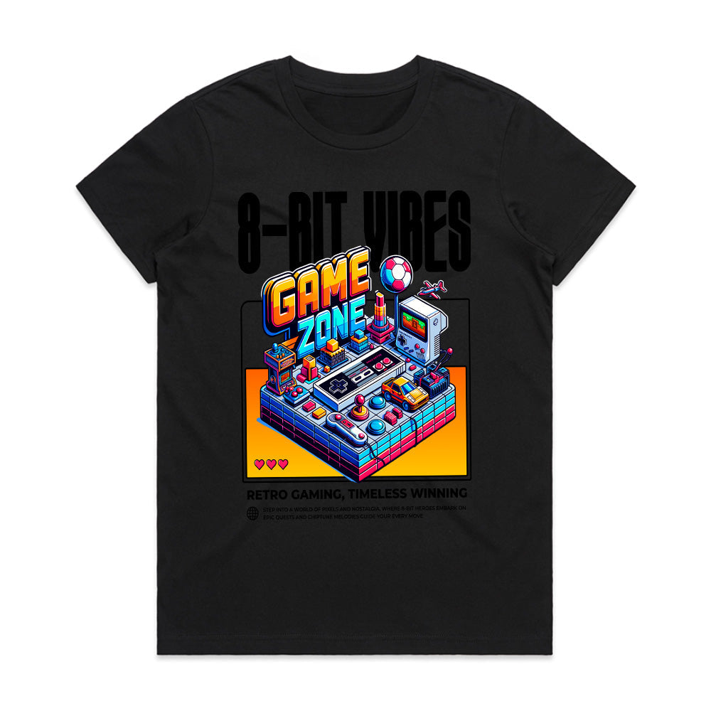 Game Zone - 8-Bit Retro Arcade Gaming T-Shirt
