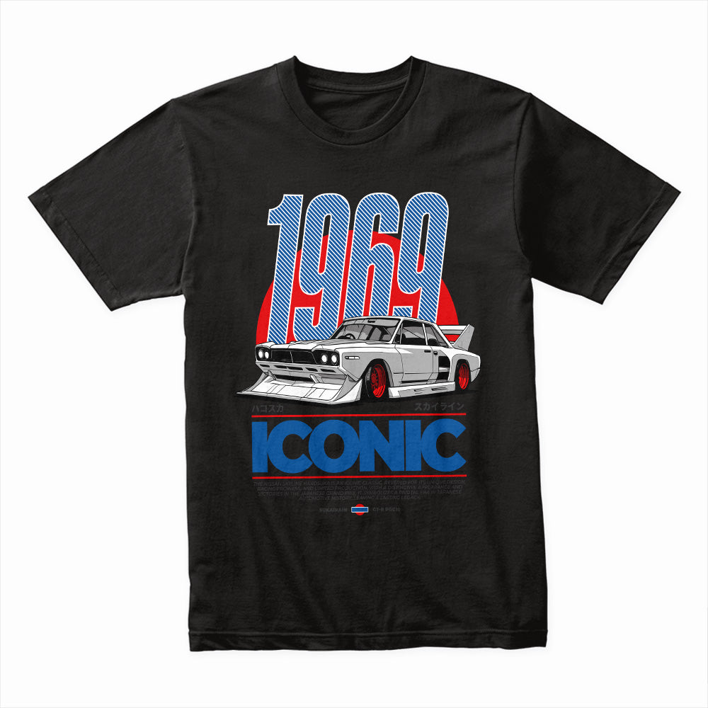 1969 ICONIC T-Shirt – Hakosuka Skyline Racing Legend