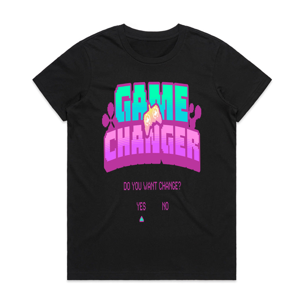 Game Changer - Retro Pixel Art Motivational Gaming T-Shirt