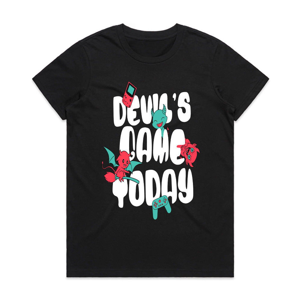 Devil’s Game Today - Cute & Playful Gaming T-Shirt
