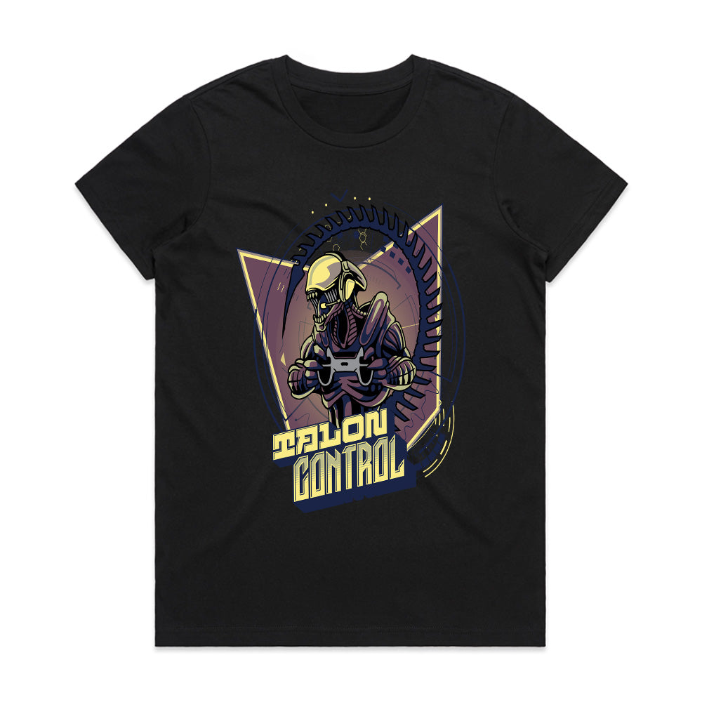 Talon Control - Futuristic Alien Gamer T-Shirt