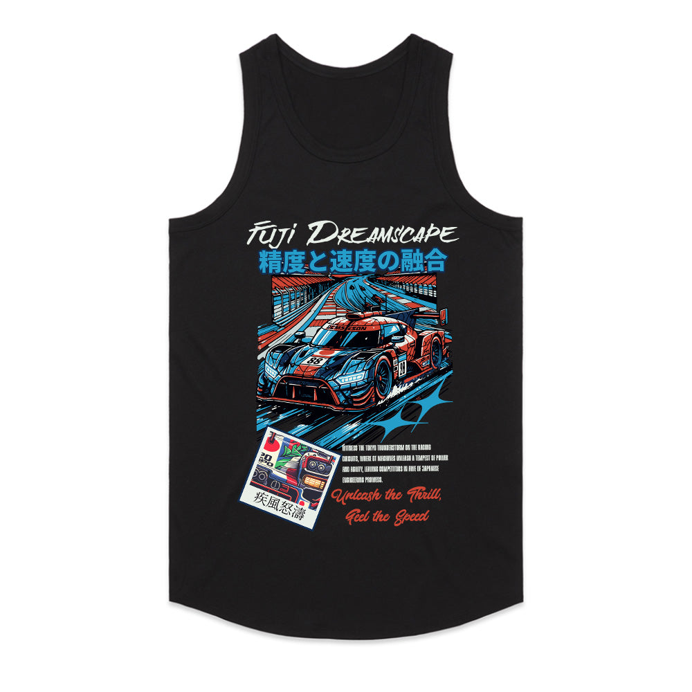 Fuji Dreamscape Racing T-Shirt – Precision & Speed Fusion | JDM GT Streetwear
