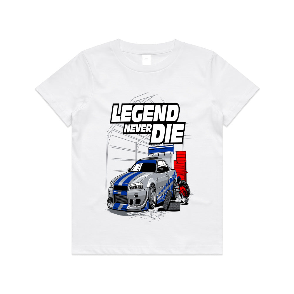 Legend Never Die R34 Skyline Tribute T-Shirt – JDM Icon