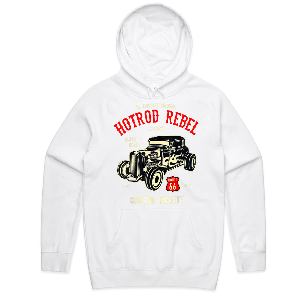 Hot Rod Rebel Vintage T-Shirt – Classic Route 66 Muscle Car Tee!