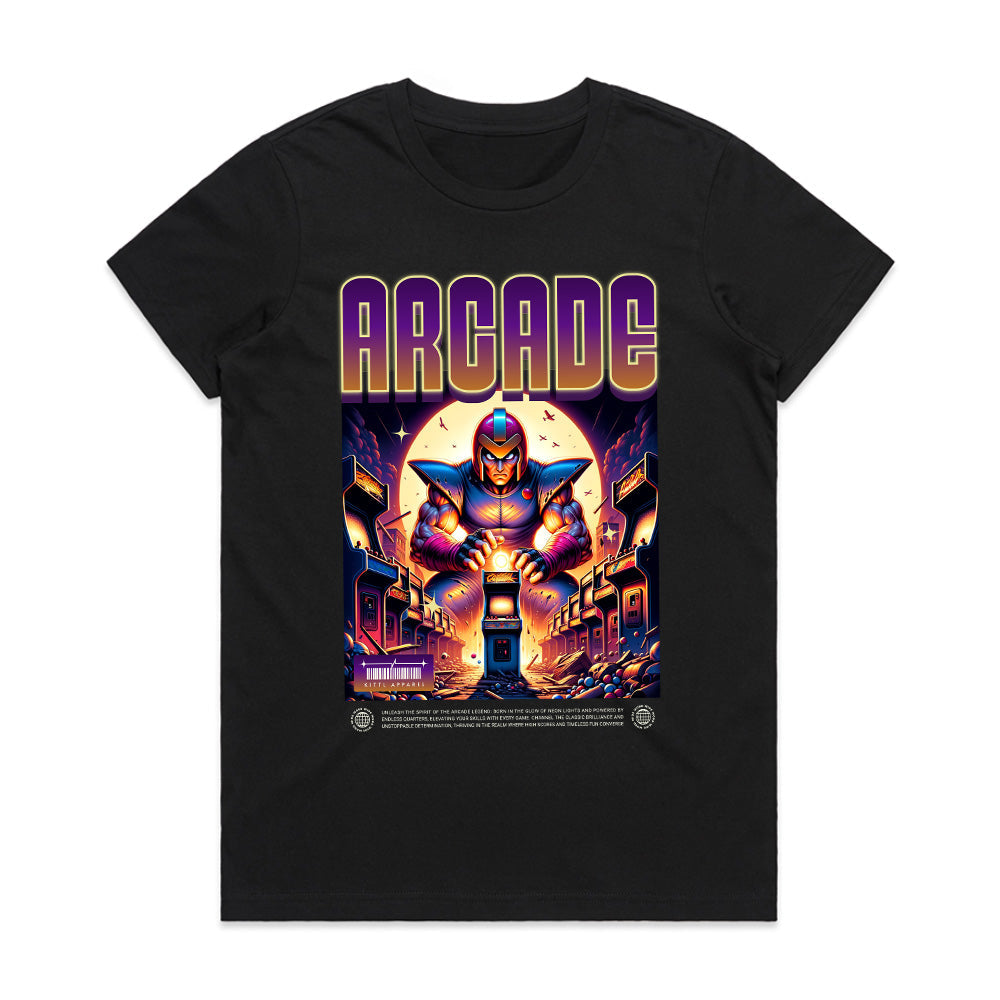 Arcade Legend - Retro Sci-Fi Gamer T-Shirt