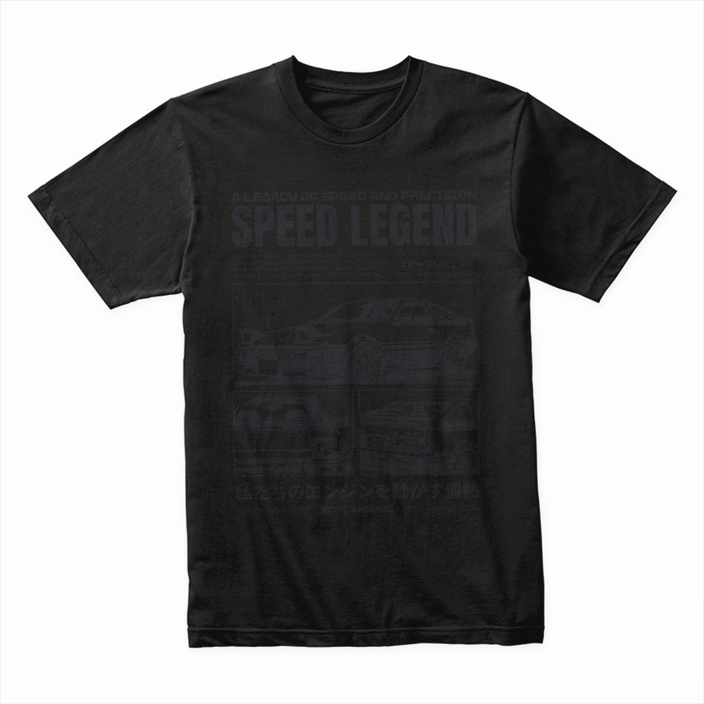 SPEED LEGEND T-Shirt – Subtle JDM Stealth Racing Design