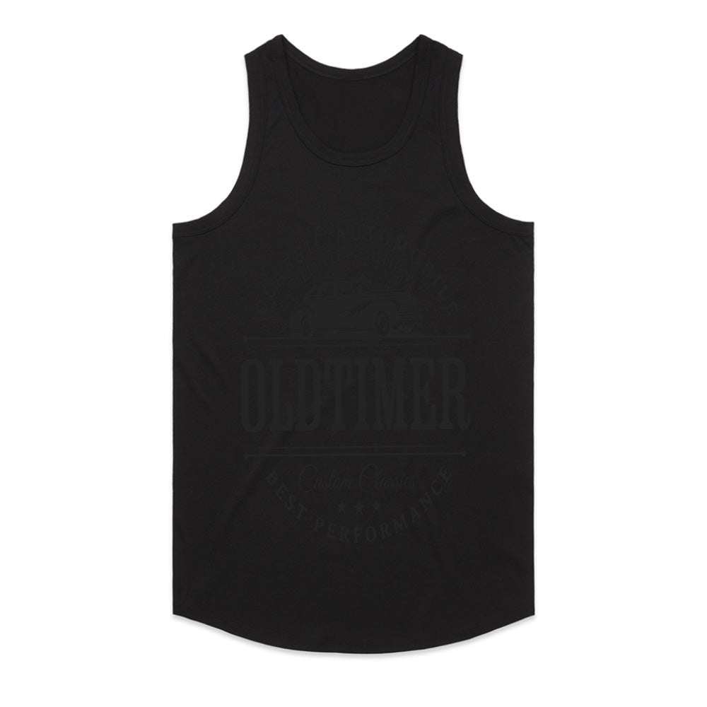 Vintage Classic Car "Oldtimer" Black T-Shirt – Retro Automotive Streetwear