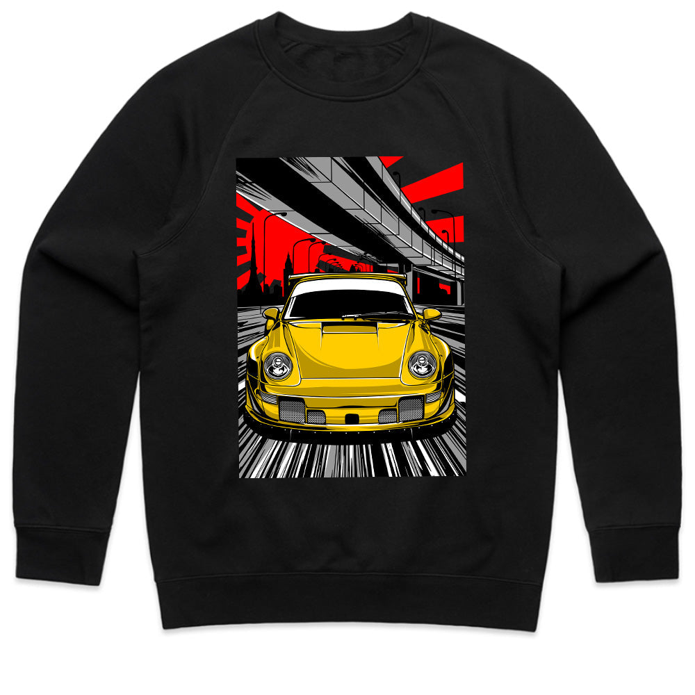 Tokyo Speed Rush" – Yellow Turbo Beast Under the City Lights