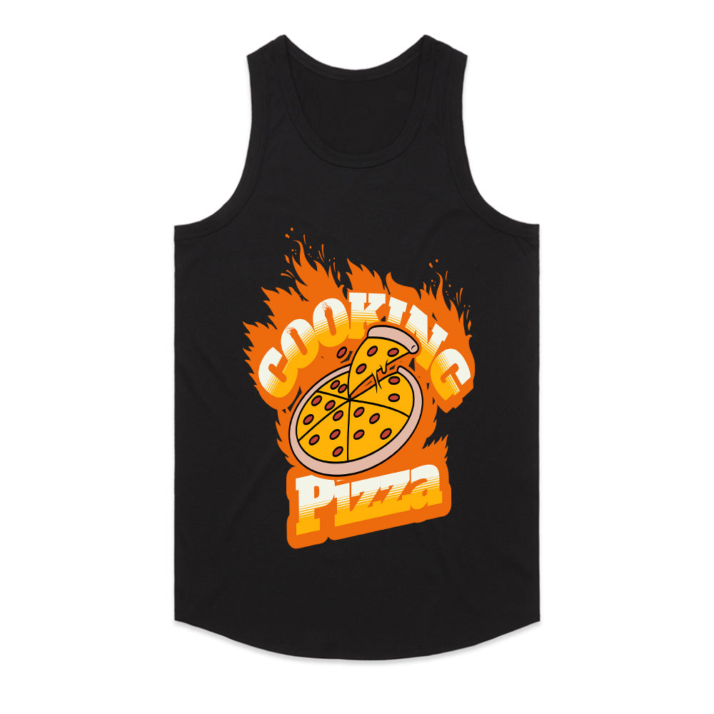Cooking Pizza – Fiery Pizza Lover Streetwear T-Shirt