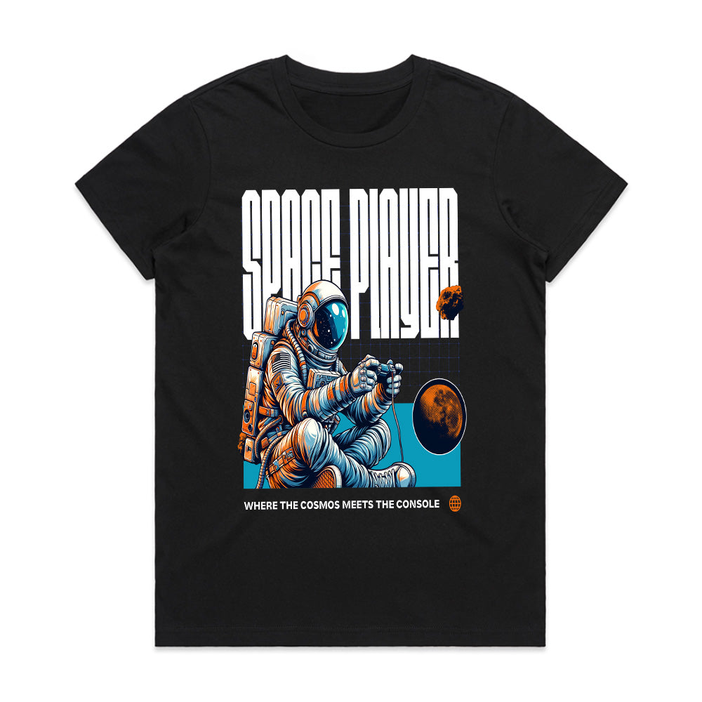 Space Player - Cosmic Gaming Adventure T-Shirt