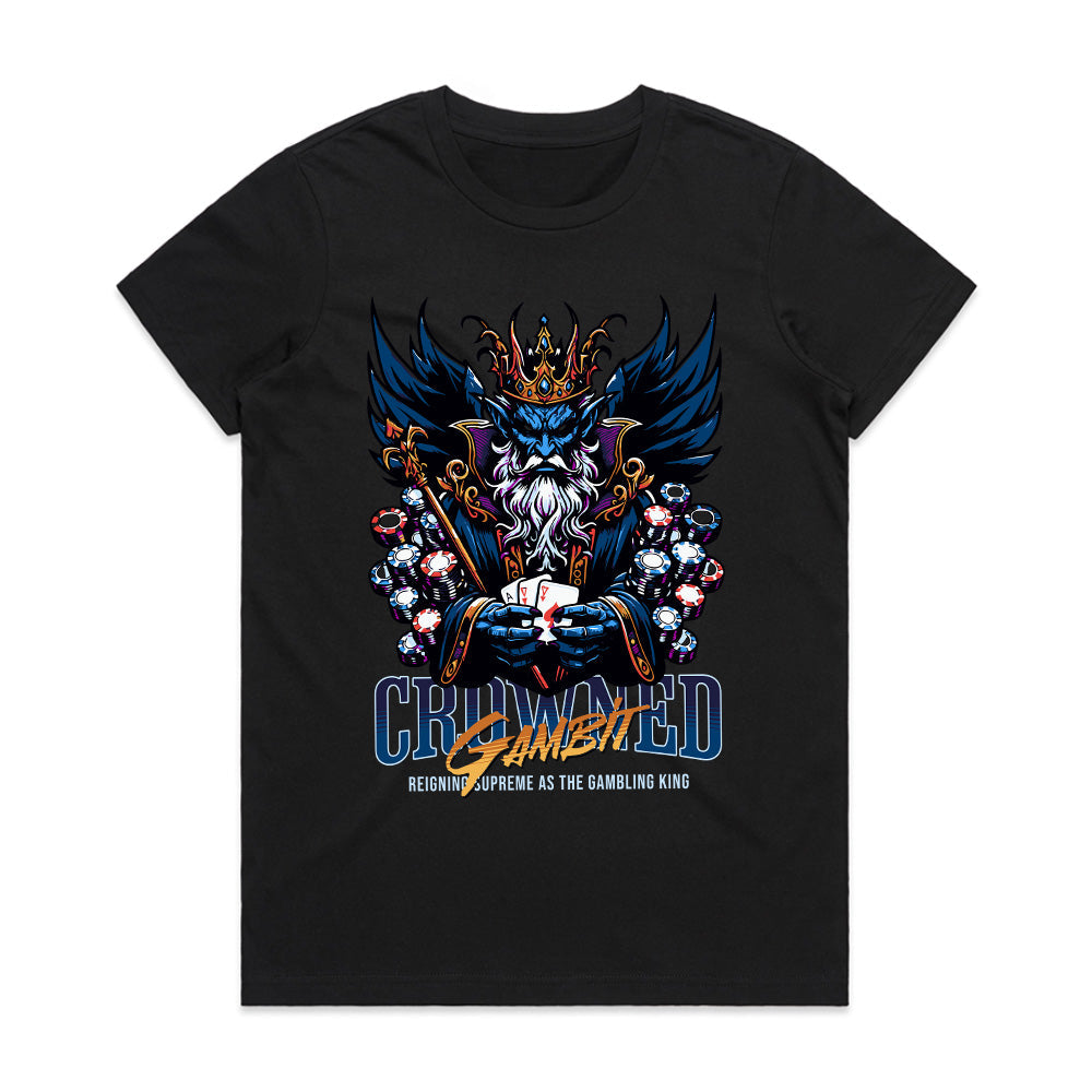 Crowned Gambit - Supreme Gambling King T-Shirt