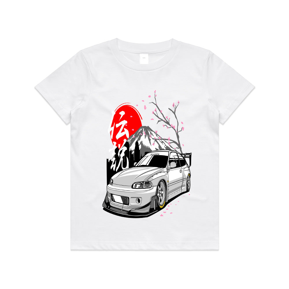 JDM Legend Civic Hatchback T-Shirt – Japanese Street Racing Style