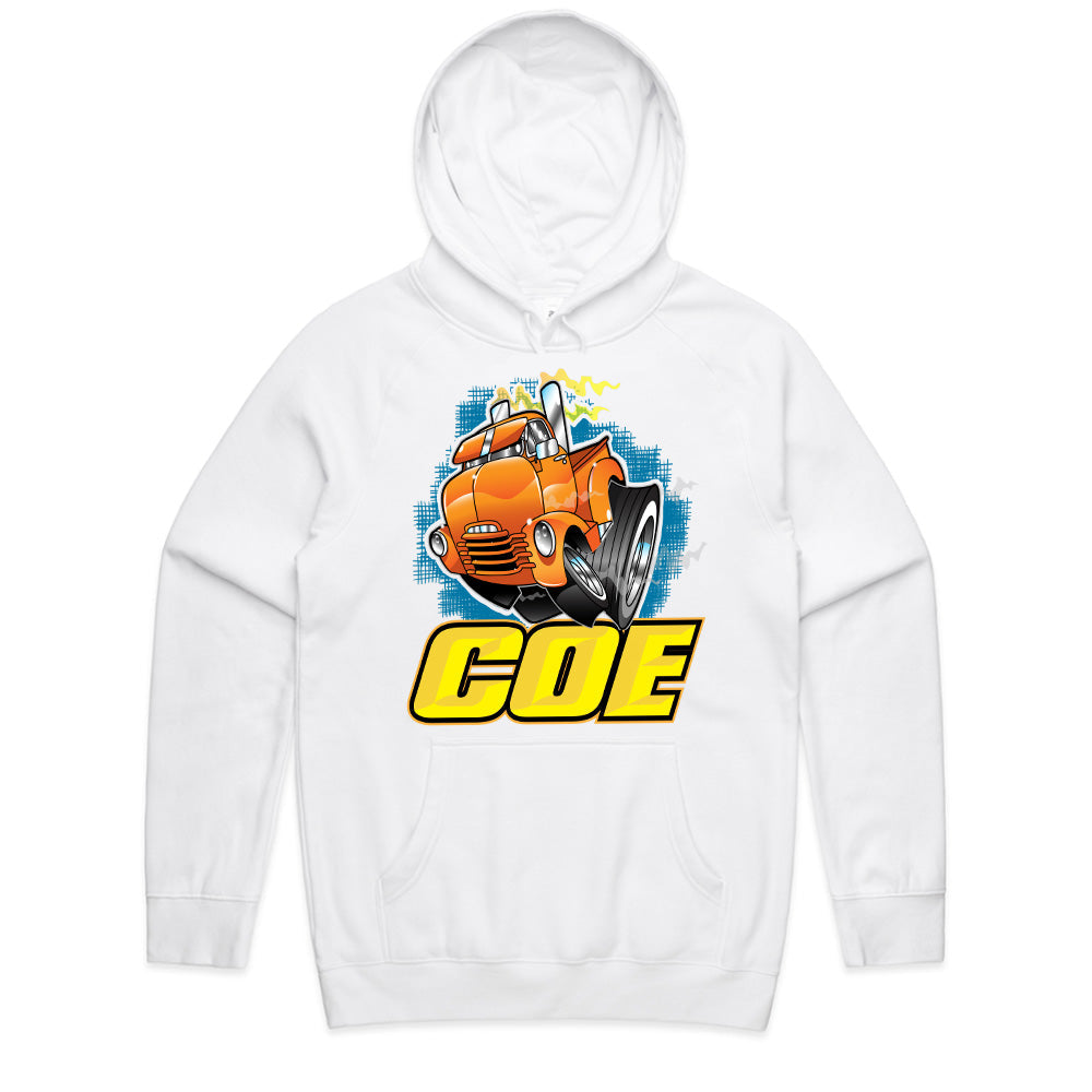 COE Vintage Hot Rod Truck – Cartoon Classic Big Rig Tee