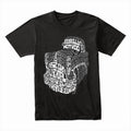 Vintage Hot Rod Word Art T-Shirt | Old School Garage Design for Car Enthusiasts