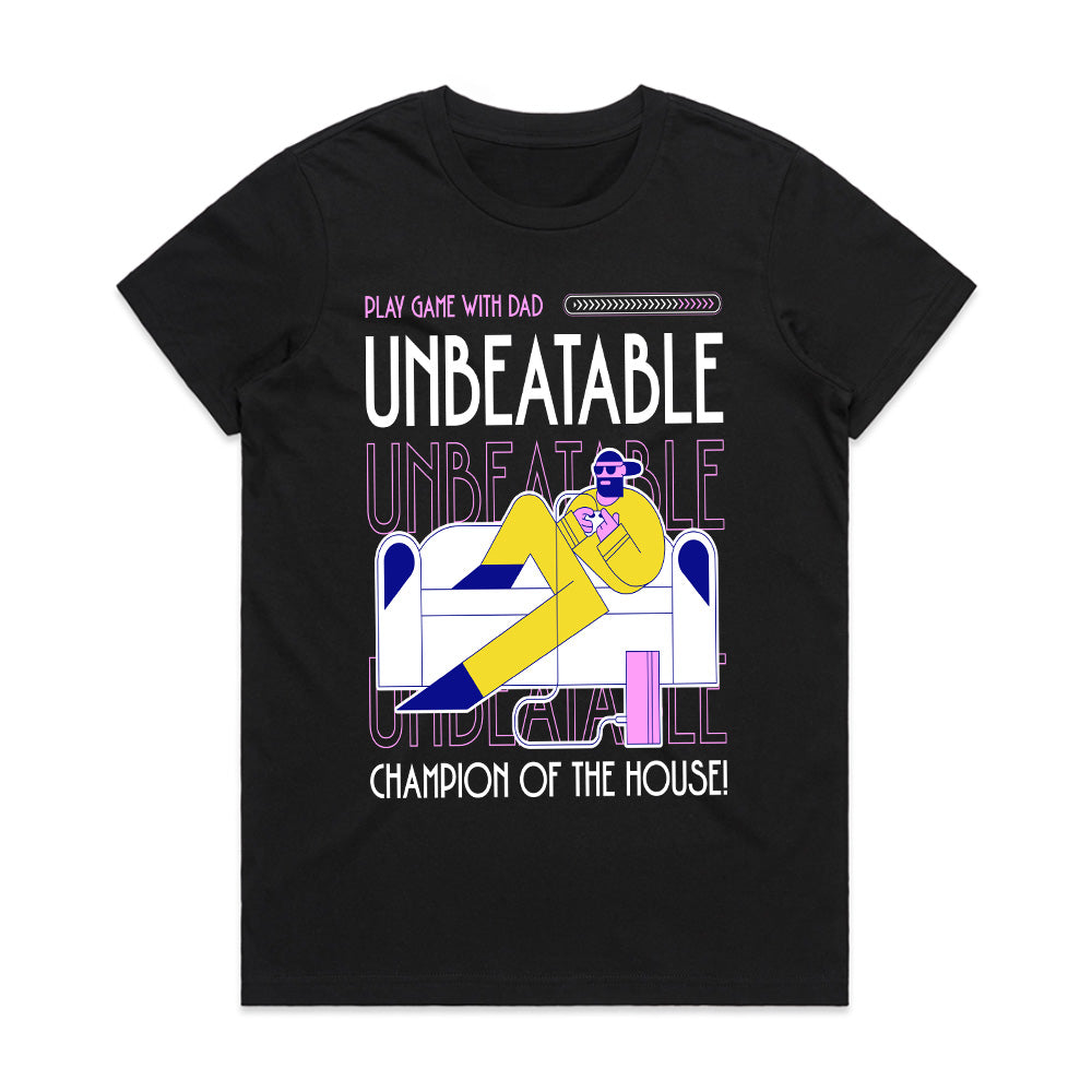 Unbeatable Dad Gamer T-Shirt – Champion of the House!