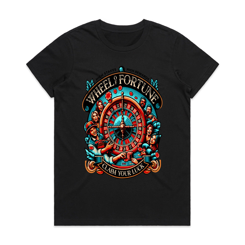 Wheel of Fortune T-Shirt – High Stakes, High Rewards Casino Style