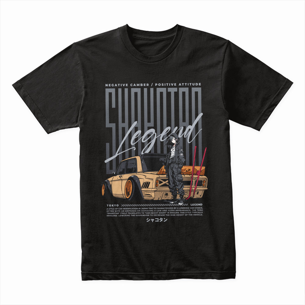 SHAKOTAN LEGEND T-Shirt – Low & Aggressive JDM Stance Culture