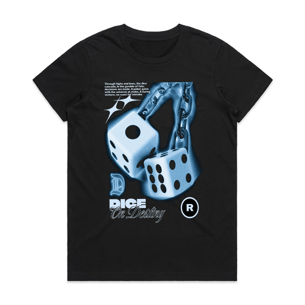Dice on Destiny T-Shirt – Retro Y2K Streetwear Aesthetic