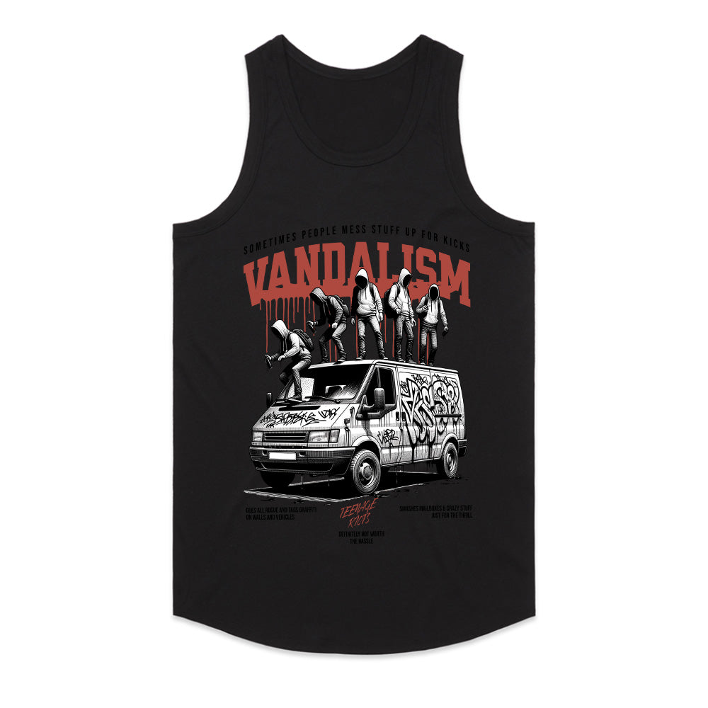 Vandalism Street Art Graphic Tee – Urban Rebel Culture