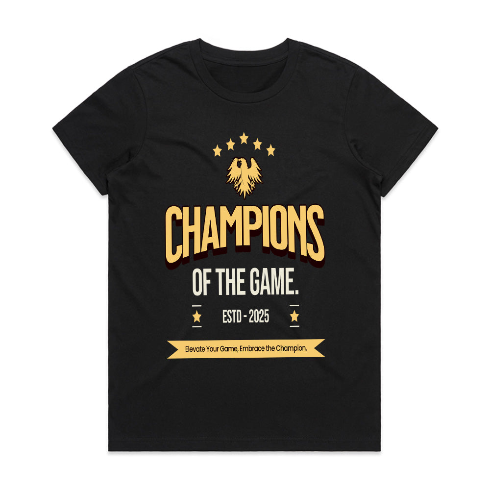 Champions of the Game T-Shirt – Elite Gamer Victory Apparel