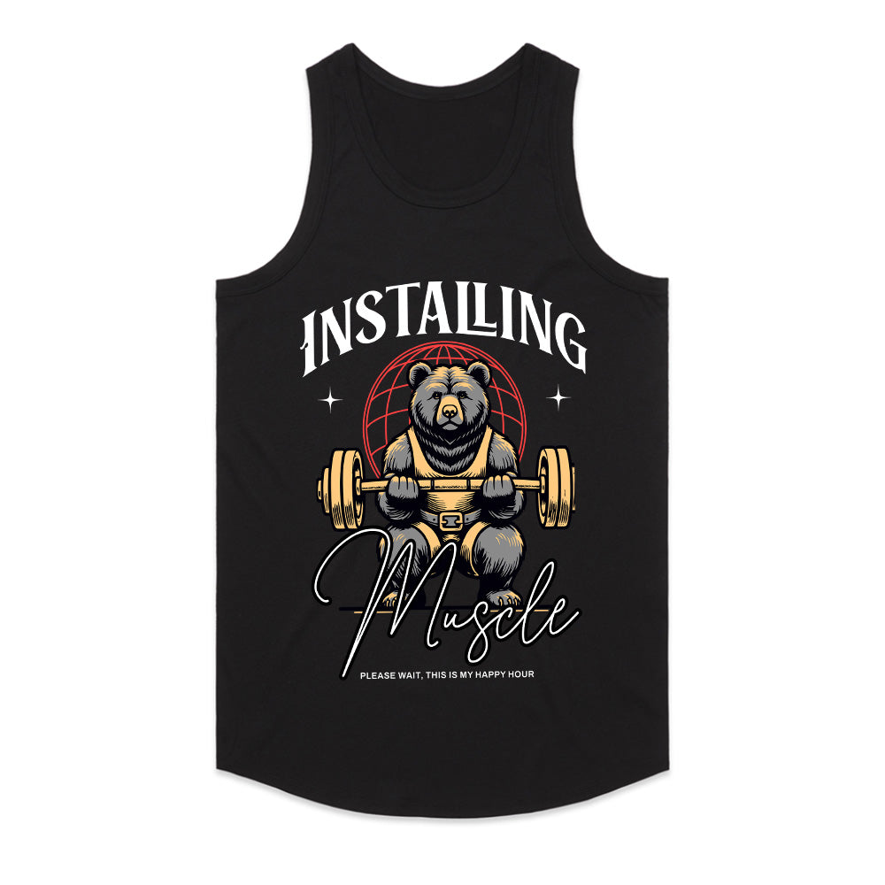 Installing Muscle Gym Bear T-Shirt – Funny Fitness & Powerlifting Workout Tee