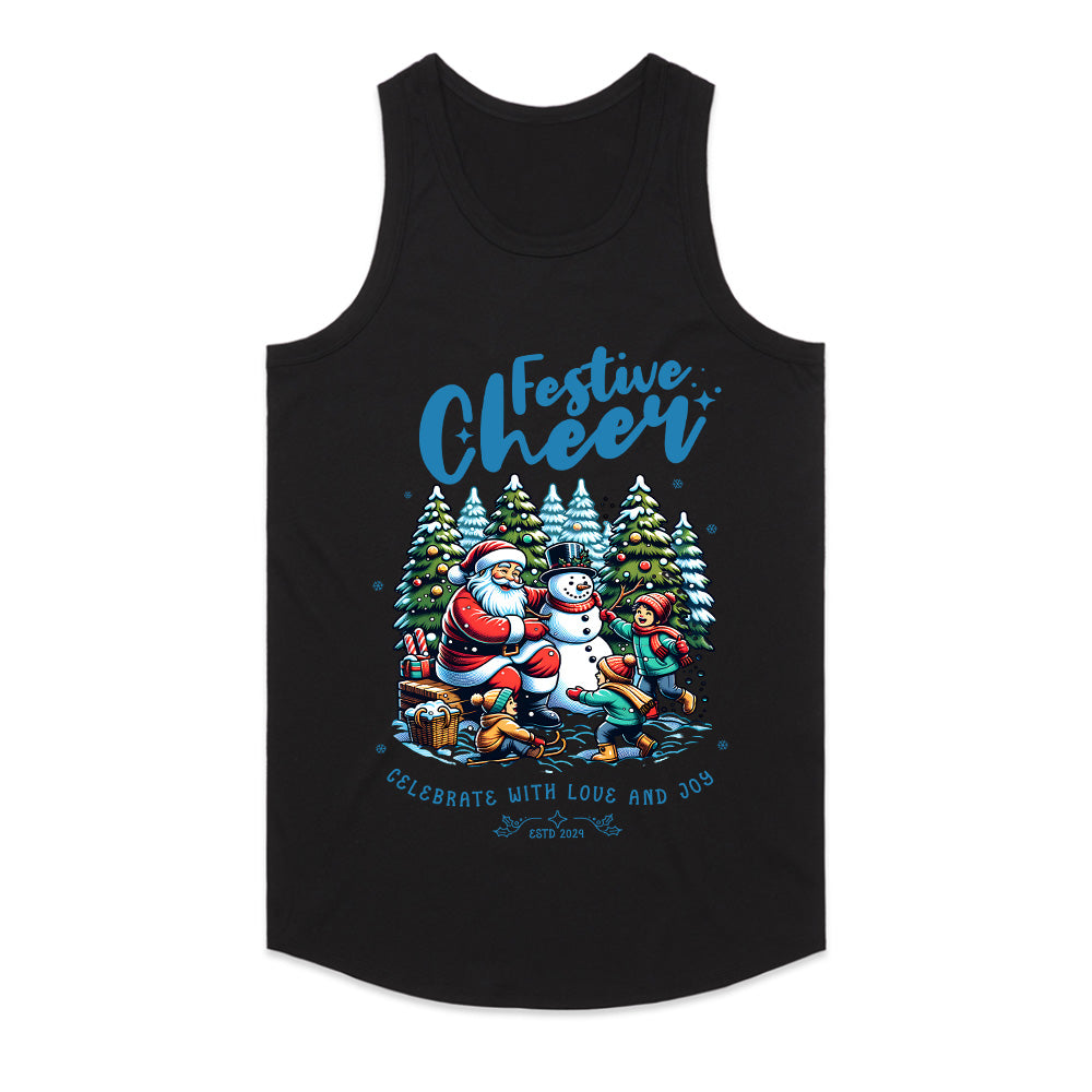 Festive Cheer Christmas T-Shirt – Heartwarming Holiday Celebration Tee