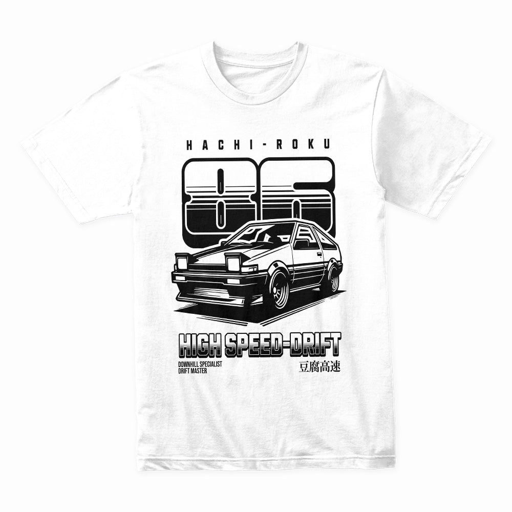 Hachi-Roku 86 High-Speed Drift T-Shirt – JDM Legend AE86 Drift Car