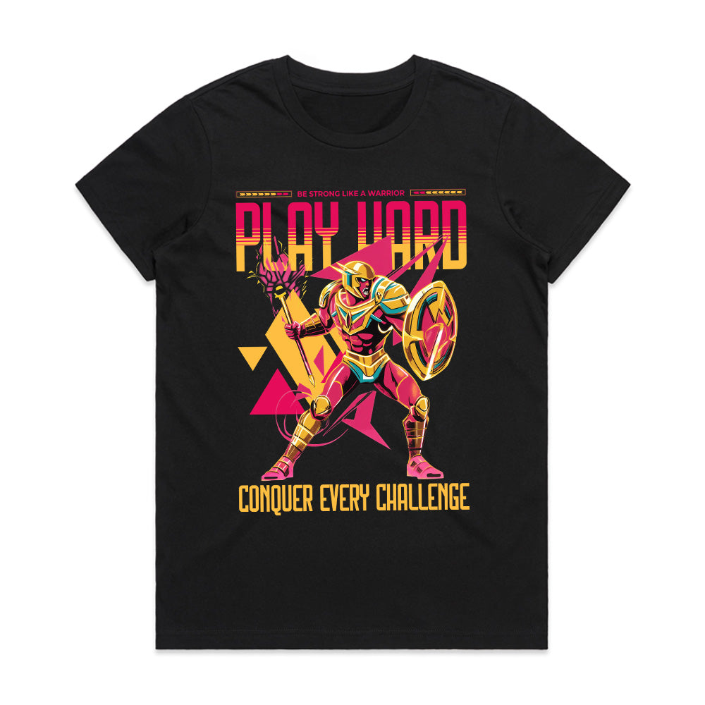 Play Hard Warrior T-Shirt – Conquer Every Challenge