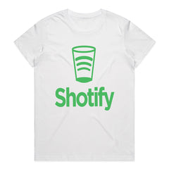 Shotify T-Shirt – A Fun and Playful Twist on Your Favorite Streaming Service