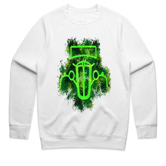 Green Vintage Classic Car Hot Rod Outline Graphic T-Shirt | Retro Hot Rod Design
