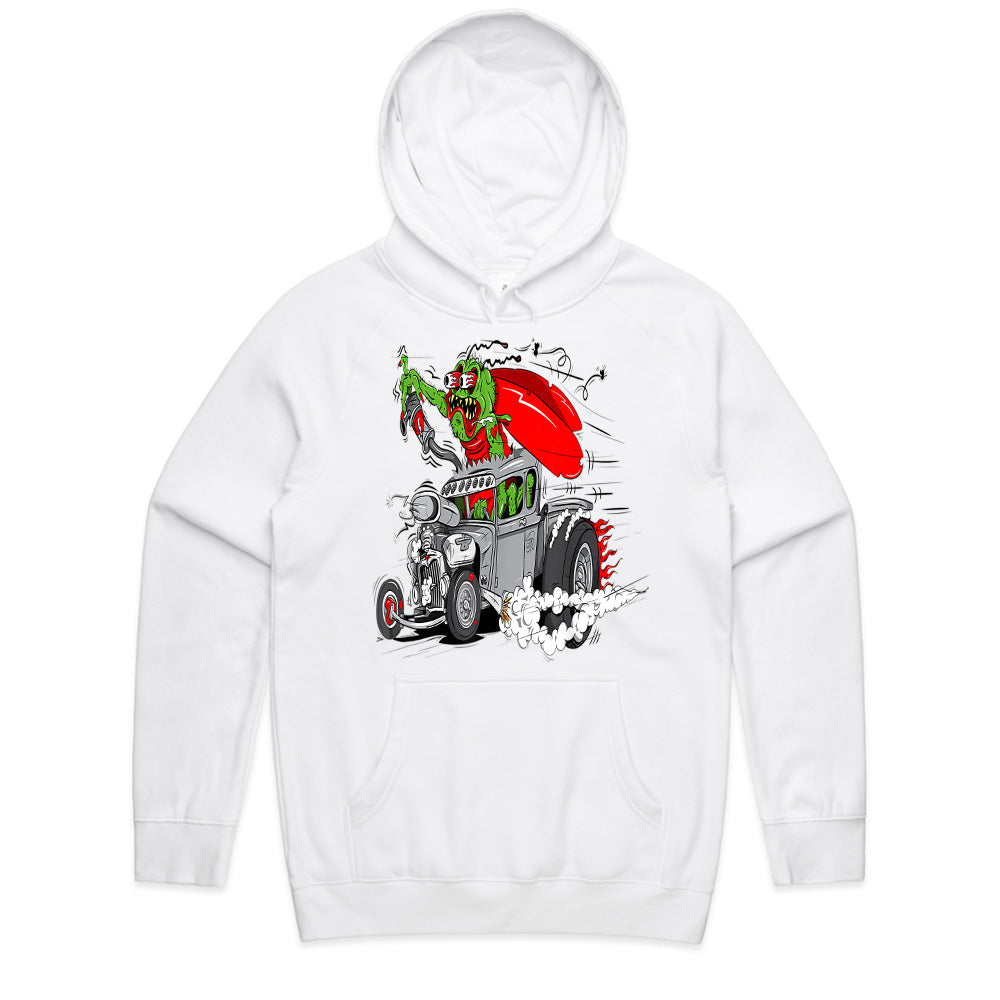 Vintage Rat Rod Racing T-Shirt – Wild Hot Rod Monster Car Show Illustration