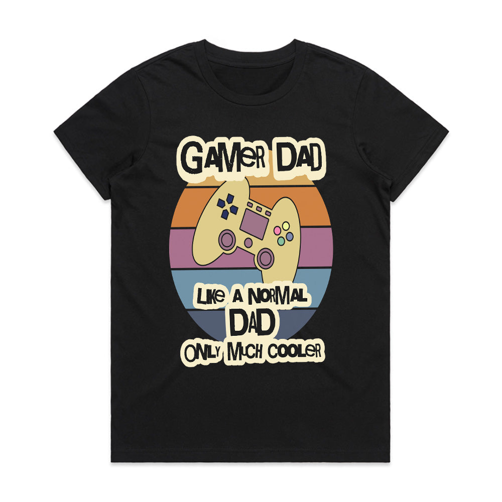 Gamer Dad - Like a Normal Dad, Only Much Cooler Retro T-Shirt