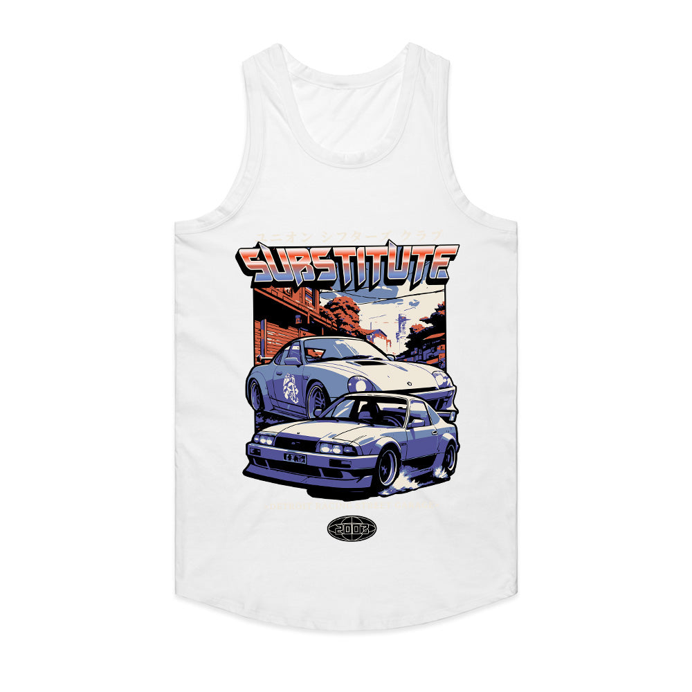 Substitute" JDM Street Racing T-Shirt – Retro Japanese Car Culture Aesthetic