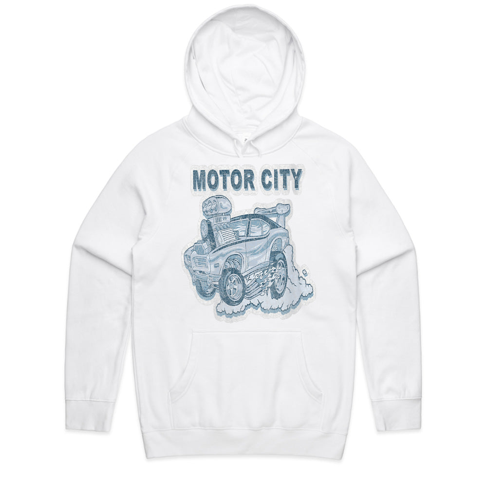 Motor City Muscle" Vintage Hot Rod Sweatshirt