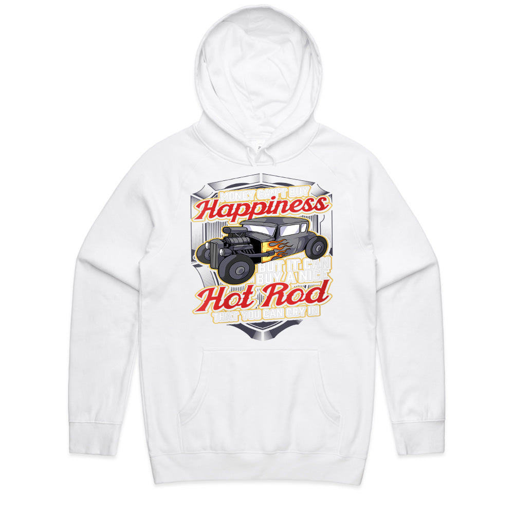 Happiness is a Hot Rod" Vintage Car Enthusiast Sweatshirt
