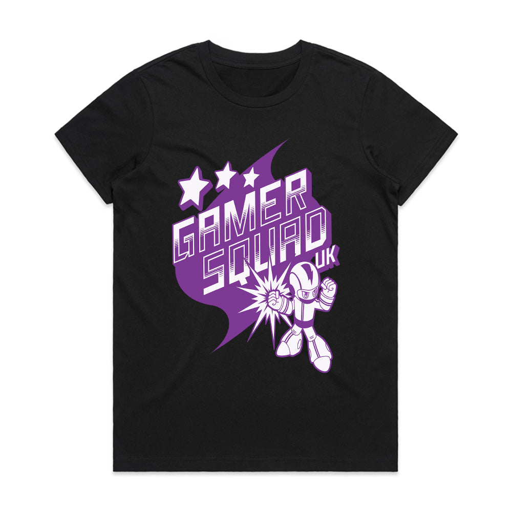 Gamer Squad UK T-Shirt – Retro Futuristic Gaming Team Tee