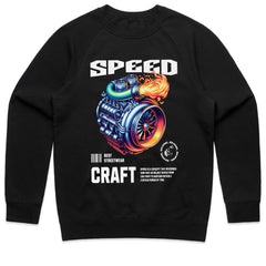 "Speed Craft" Turbo Engine Streetwear T-Shirt – Performance Power & Adrenaline