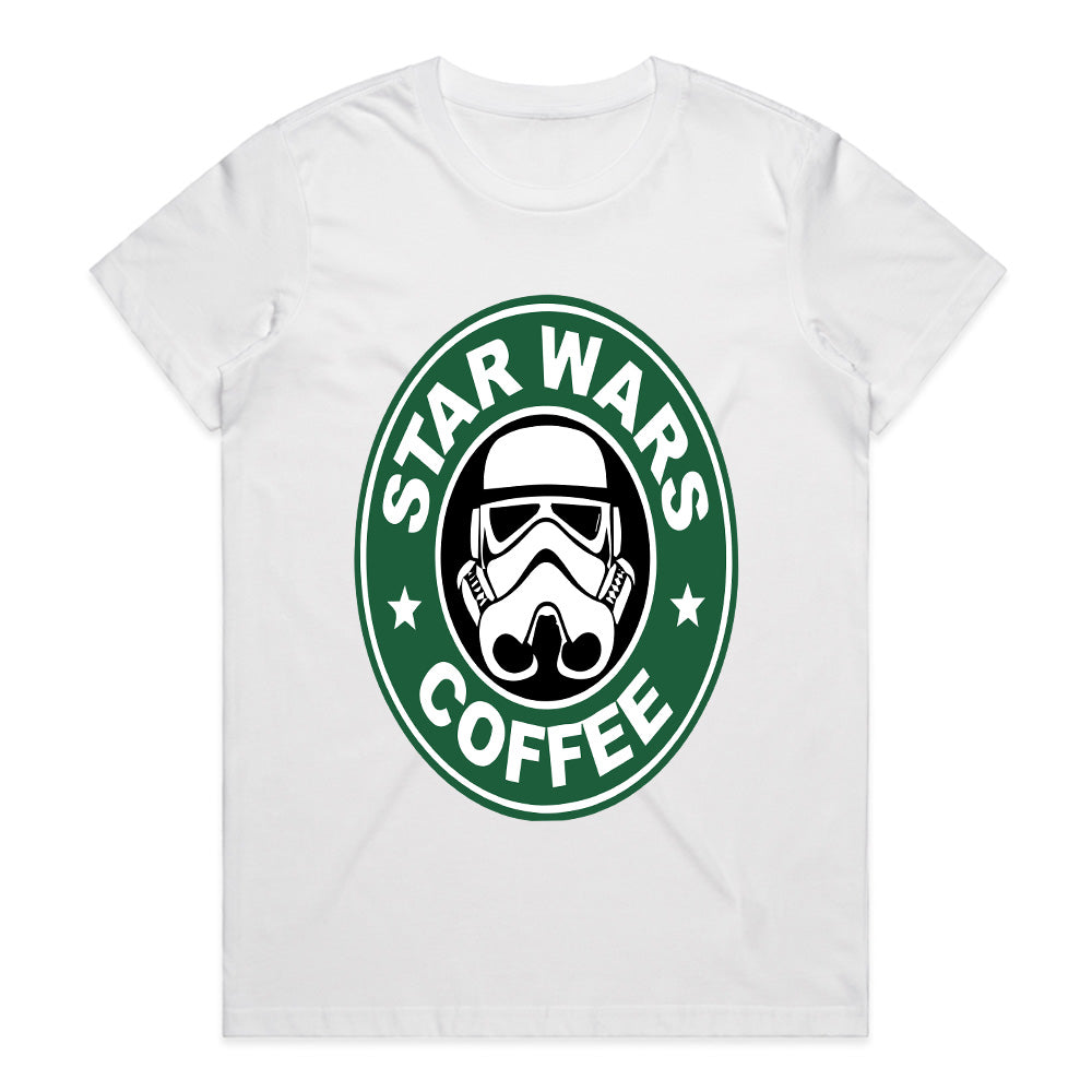 Star Wars Coffee T-Shirt – Stormtrooper Inspired Graphic Tee for Coffee Lovers
