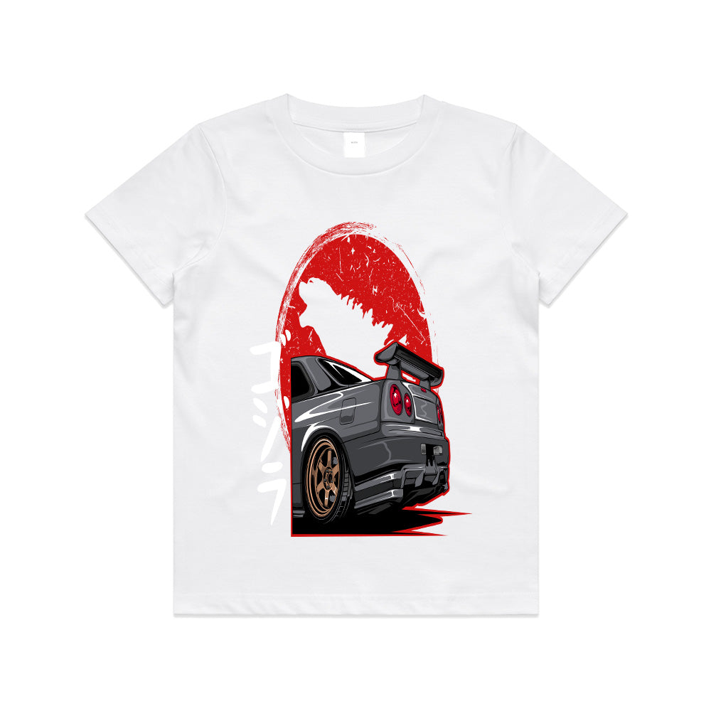 Godzilla R34 – JDM Legend Skyline T-Shirt