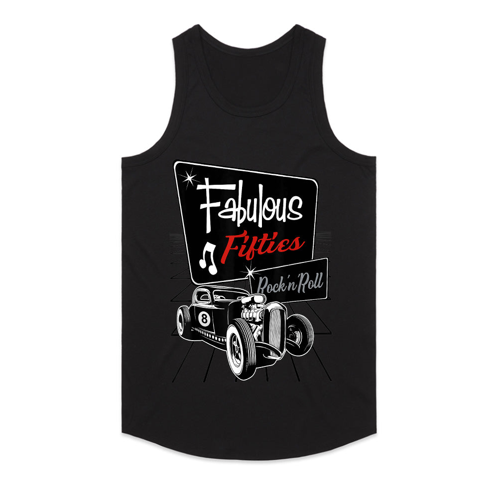 Fabulous Fifties Rock 'n' Roll Hot Rod Vintage T-Shirt – Retro Classic Style