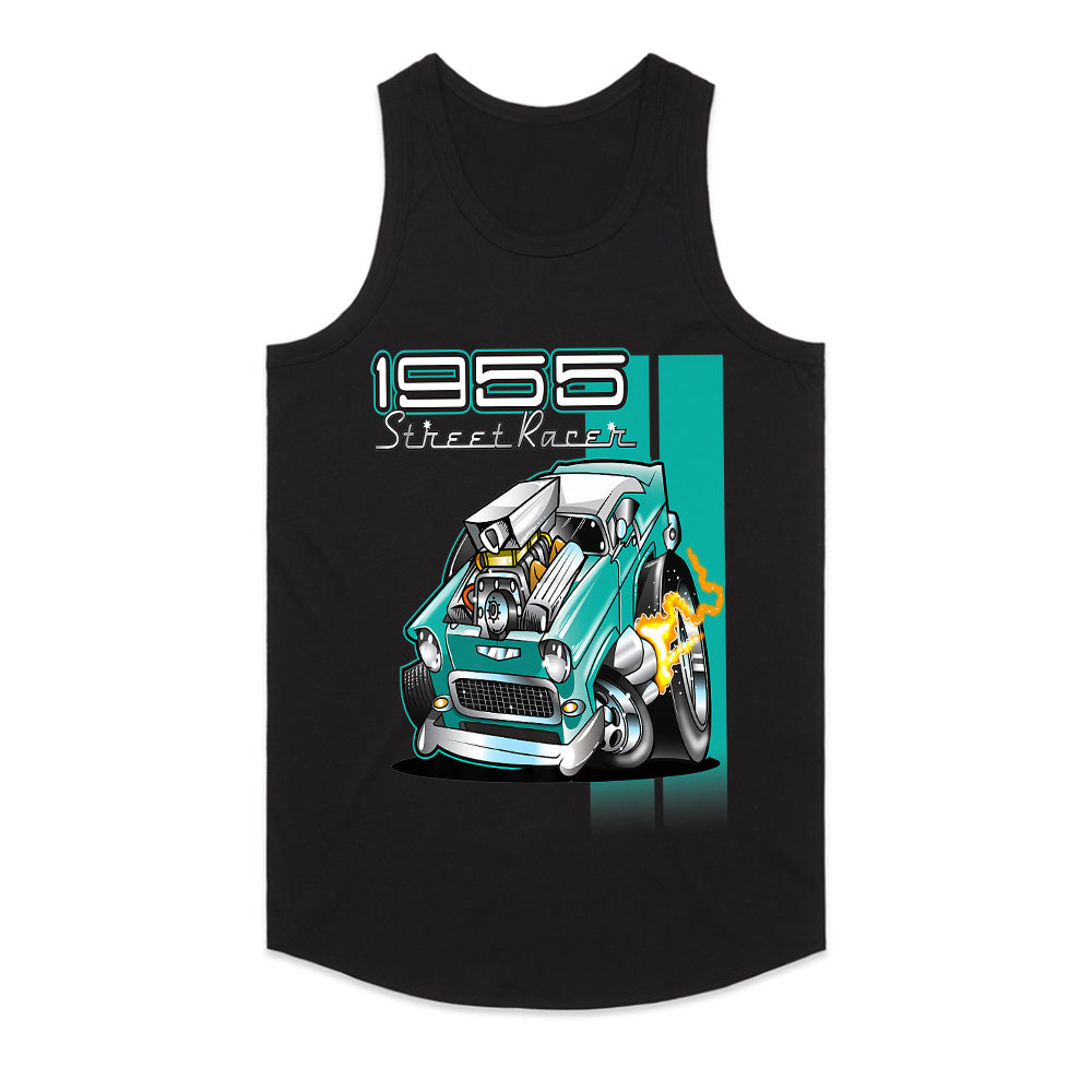 1956 Hot Rod Street Racer – Vintage Muscle Power T-Shirt
