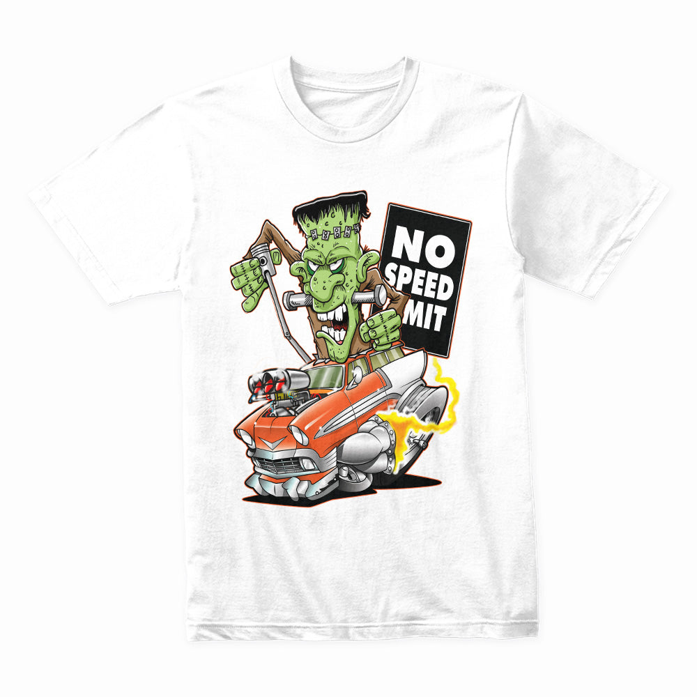 1956 Hot Rod Monster T-Shirt – Funny Cartoon Vintage Car Tee