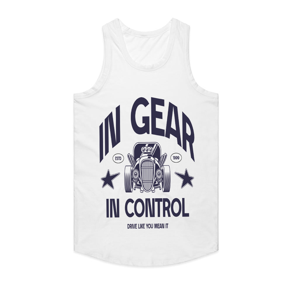 In Gear, In Control – Vintage Hot Rod Driver Tee