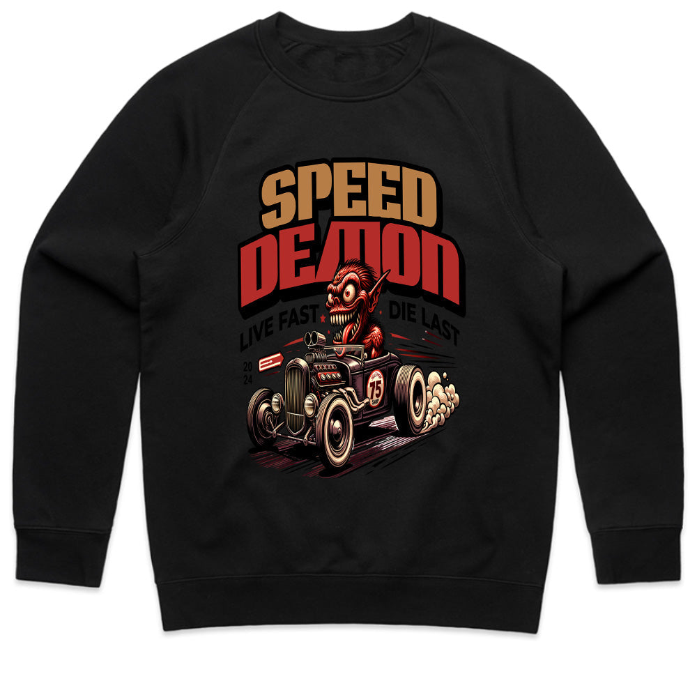 "Speed Demon" Hot Rod T-Shirt – Retro Rat Rod Racing & Vintage Muscle Art