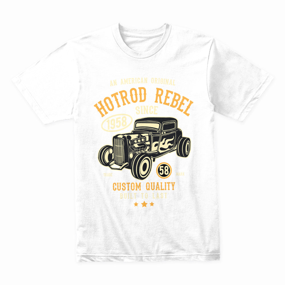 Hot Rod Rebel 1958 Vintage Muscle Car T-Shirt – Classic Custom Quality Tee